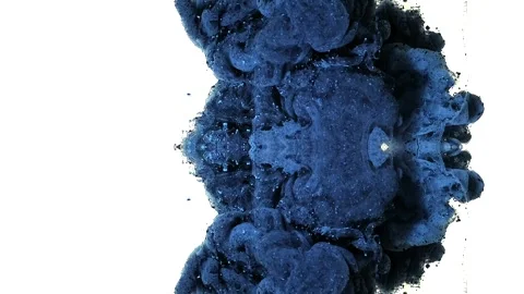 Vertical video. Blue-black abstract magical shamanic ritual Stock Footage 317796566