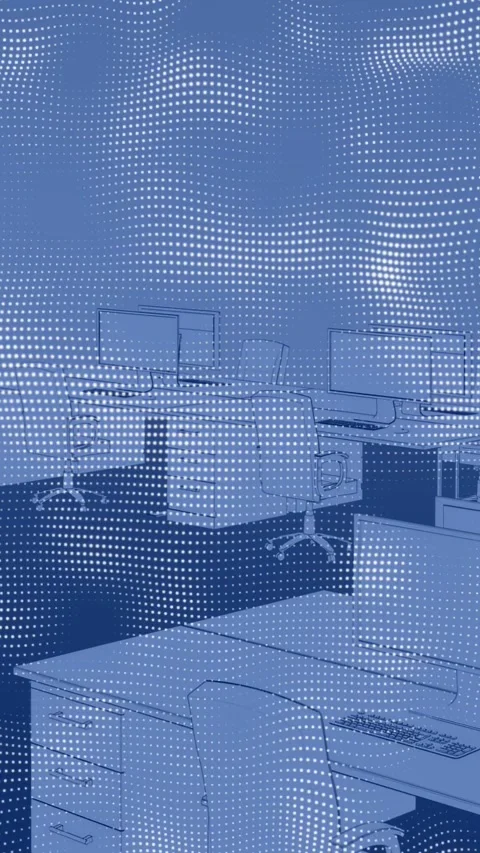 Vertical video: Blue dot overlay holding then fading by end, revealing Stock Footage 333595778
