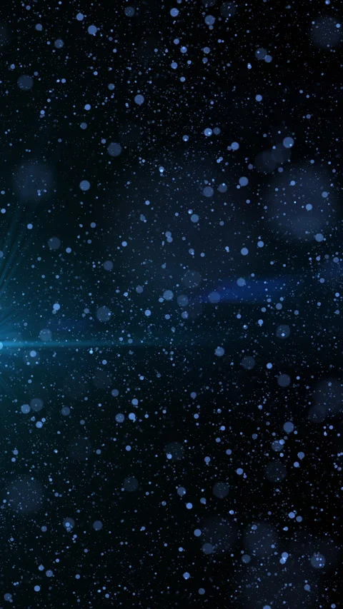 Vertical video of blue particles on a black background with a beam of light	 Stock Footage 268740414