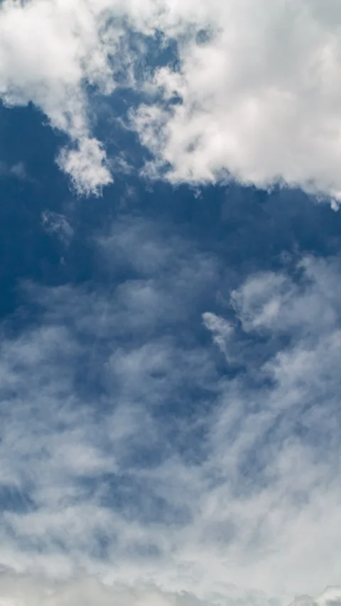 Vertical video - Blue Sky Timelapse Stock Footage 280133536