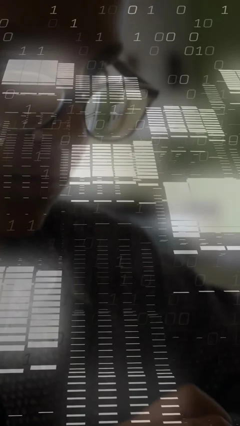 Vertical video: Boy moving device closer, checking screen for learning while Stock Footage 334396564