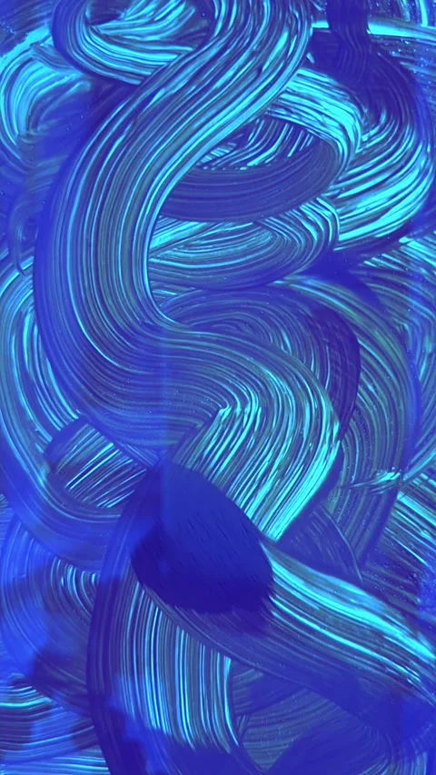 Vertical video brush strokes on the screen Video stock 158060392