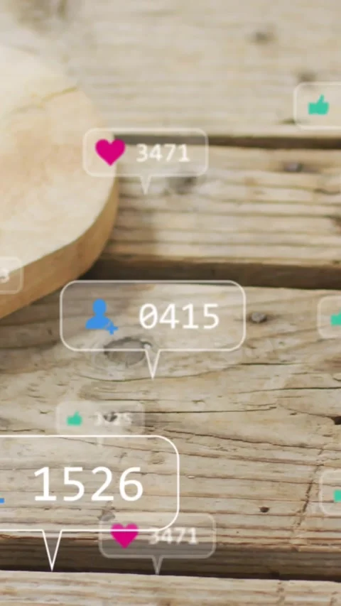 Vertical video: Bubbles piling causing board sliding in, showing rosemary, Stock Footage 332335943