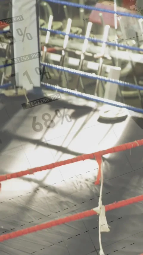 Vertical video: Camera pulling back and overlay data fading, torn tape revealing Stock Footage 334386239