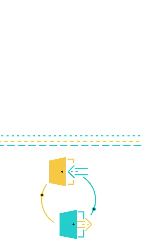 Vertical video of cartoon settings icon on white background. Stock Footage 171139088
