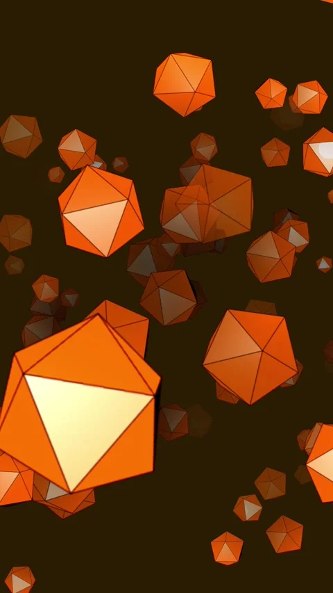 Vertical video clip, computer render, screensaver for smartphone Stock Footage 273501313