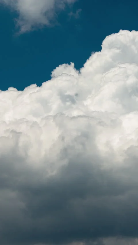 Vertical video - Cloud Timelapse Stock Footage 331811167