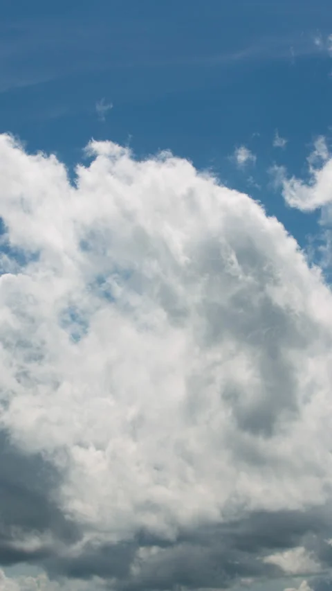 Vertical video - Clouds Timelapse Stock Footage 280220630