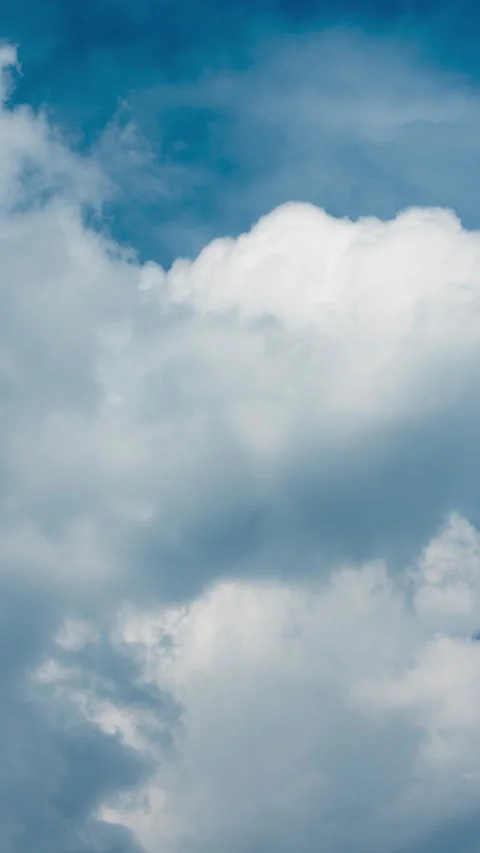 Vertical video - Clouds Timelapse Stock Footage 288220287