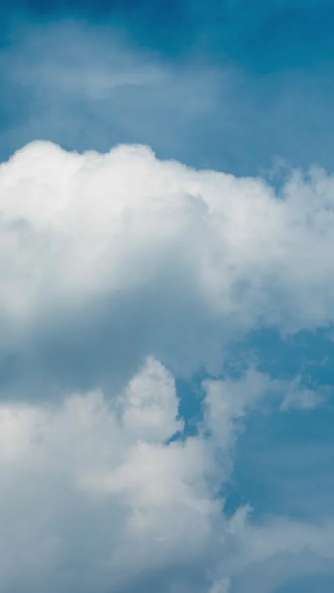 Vertical video - Clouds Timelapse Stock Footage 288220296