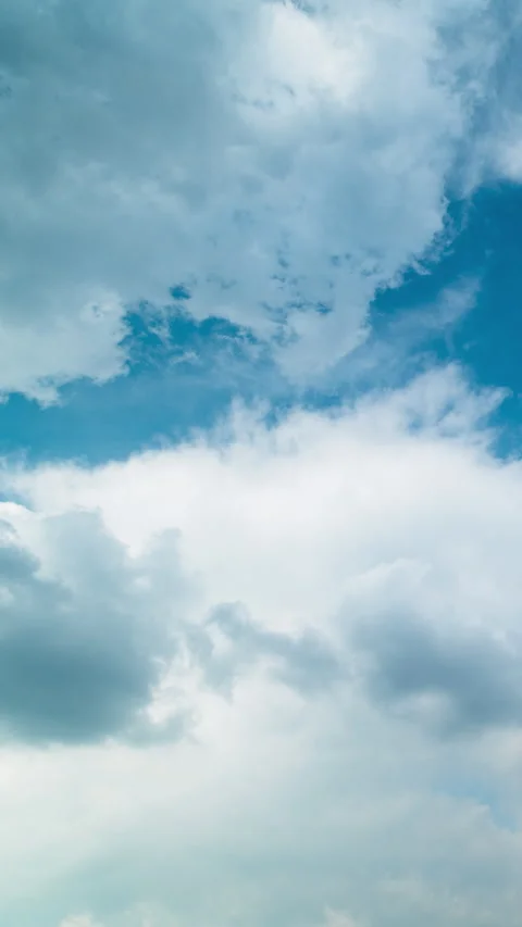 Vertical video - Clouds Timelapse Stock Footage 288220607