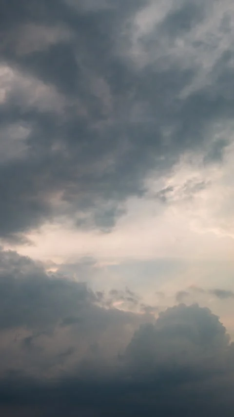 Vertical video - Clouds Timelapse Stock Footage 291909860