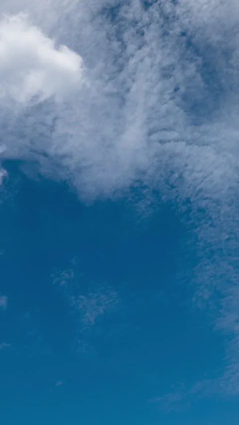 Vertical video - Clouds Timelapse Stock Footage 304902402