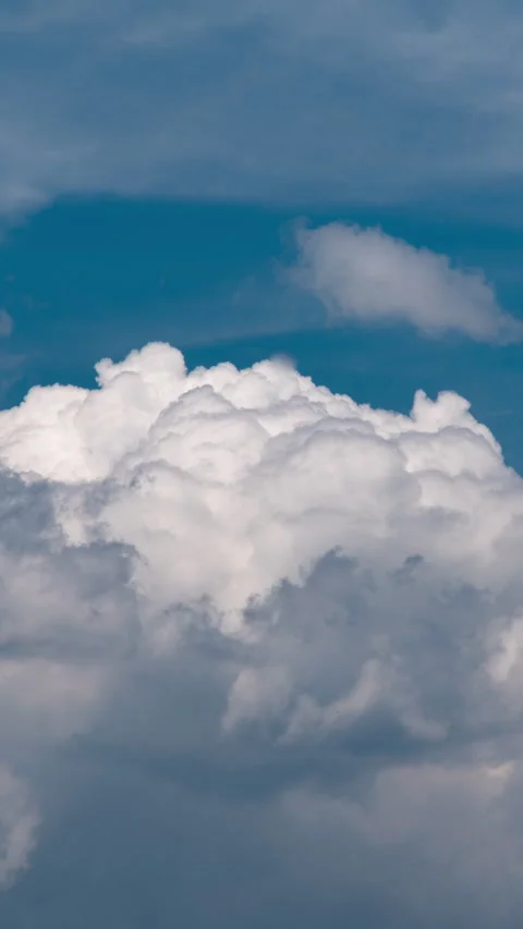 Vertical video - Clouds Timelapse Stock Footage 306038222