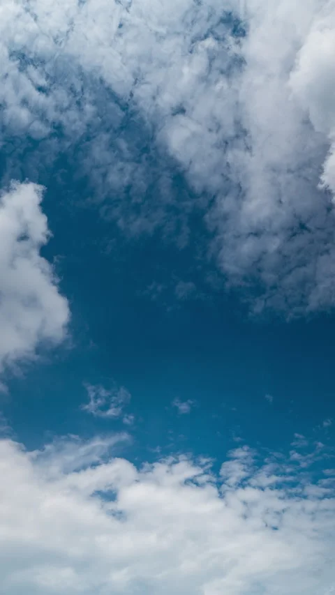 Vertical video - Clouds Timelapse Stock Footage 306086977