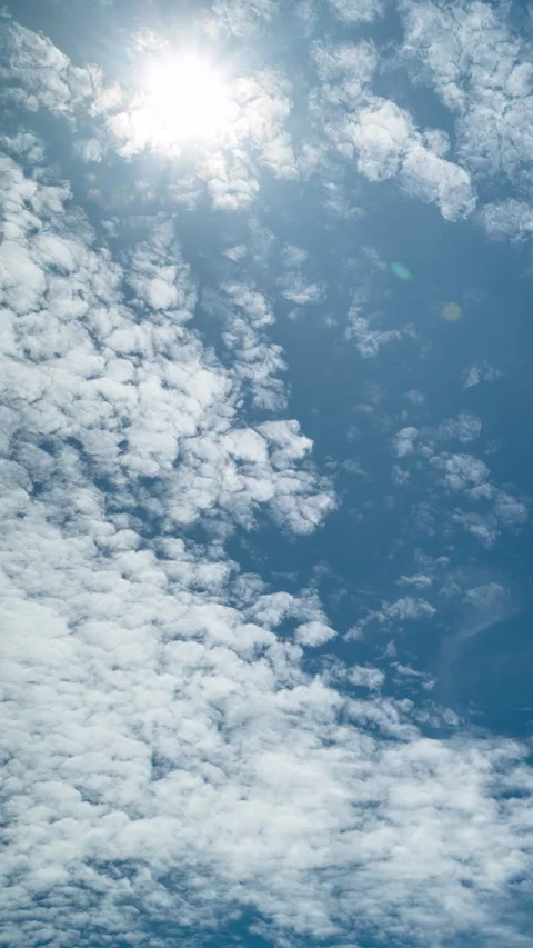 Vertical video - Clouds Timelapse Stock Footage 311532792