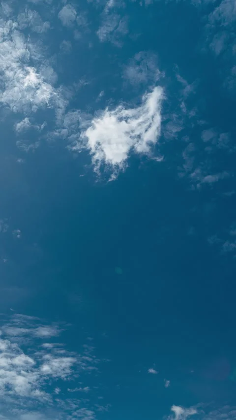 Vertical video - Clouds Timelapse Stock Footage 311534009