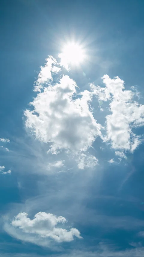 Vertical video - Clouds Timelapse Video stock 316259661