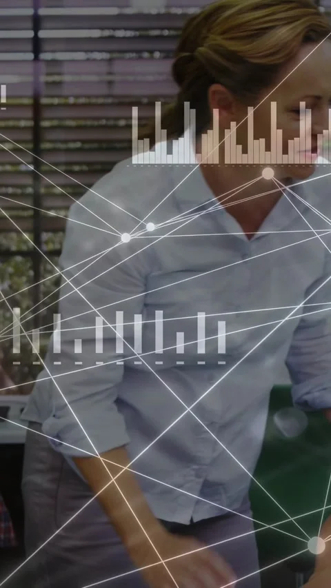 Vertical video: Coach leaning then clapping as student answer triggers nodes and Video stock 337543480