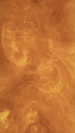 Hypnotic Steam Background. Orange Liquid, Stock Video