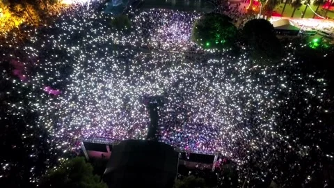 Vertical video at the concert Stock-Footage 307353505