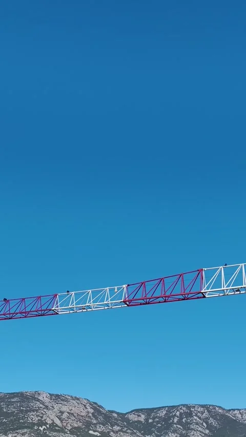 Vertical Video Construction Materials and Equipment Layout Stock Footage 341833500