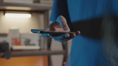 Vertical Video Consumption on Mobile Phone Stock Footage 337736913