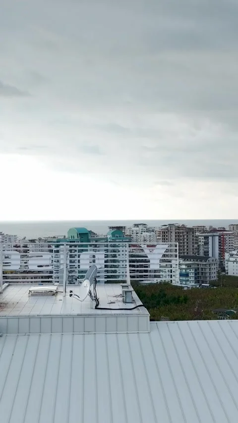 Vertical Video Contemporary Apartment Architecture Pattern Stock Footage 341857971