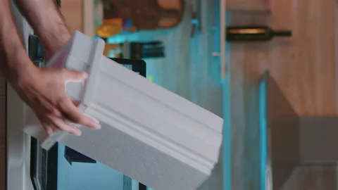 Vertical video Creating new component in CAD program working from home 库存影片 142936139