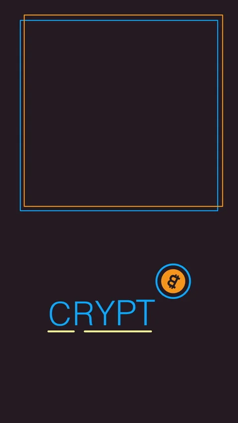 Vertical video of crypto black background design. Stock-Footage 171152004