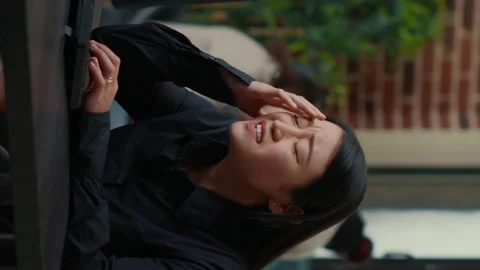 Vertical video Cyber security programer focused on writing code encounters Stock Footage 194145225