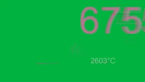 Vertical video: Data arriving pink wave shifting left on clear BG showing °C Stock Footage 332803476