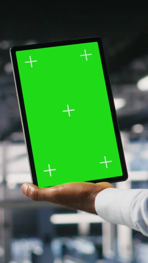 Vertical video Data center engineers on industrial platform using isolated Stock Footage 310774732