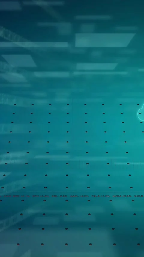 Vertical video: Data grid rising user fading causing bits flow nodes linking Stock Footage 335263771