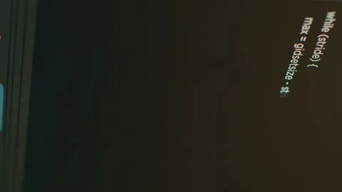 Vertical video: Database cloud computing with programming code on computer Stock Footage 219703123