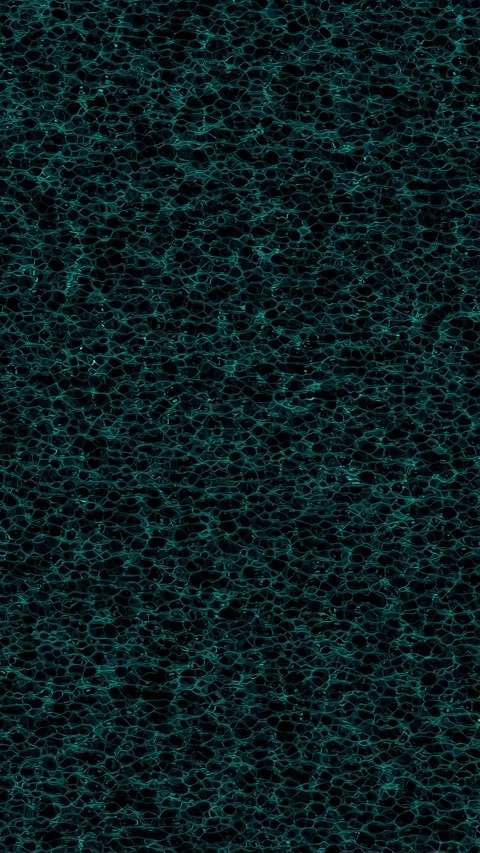 Vertical Video of Dense Cyan Liquid Texture Flowing, Seamless Loop Stock Footage 344329947