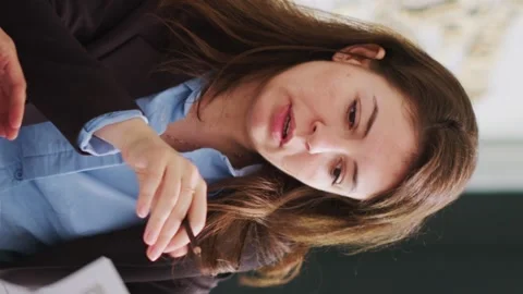 Vertical Video Designers analyze 3D building models to generate specifications Stock Footage 263079587