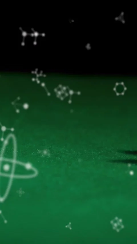 Vertical video: Dice entering right tumbling over felt casting shade meeting Stock Footage 328398855