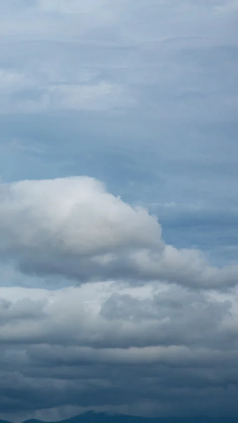 Vertical video - Dramatic Clouds Timelapse Stock Footage 280153783
