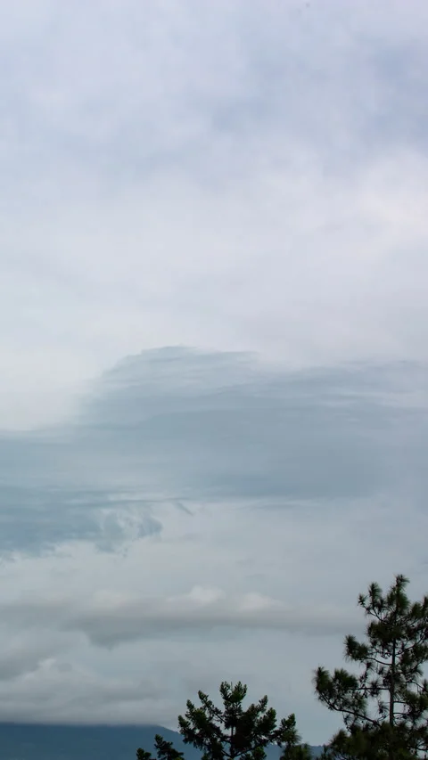 Vertical video - Dramatic Clouds Timelapse Video stock 280154082