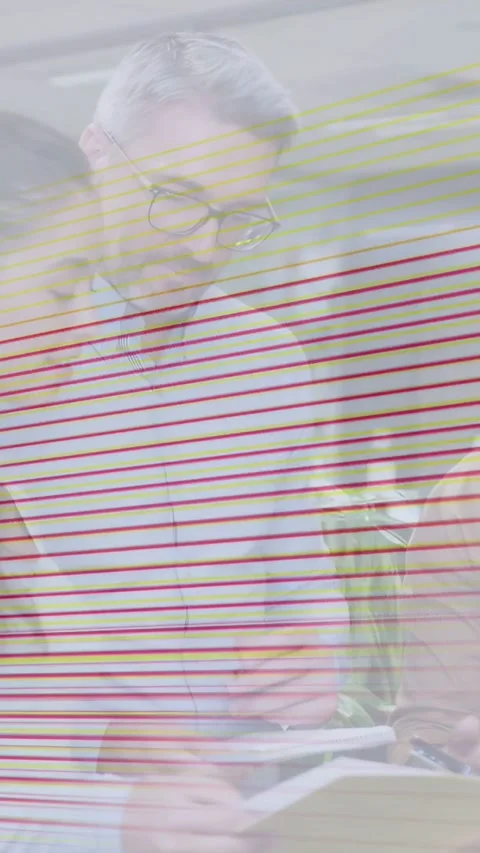 Vertical video: Editor asking PDF at desk, missing article showing docs near Stock Footage 333861848