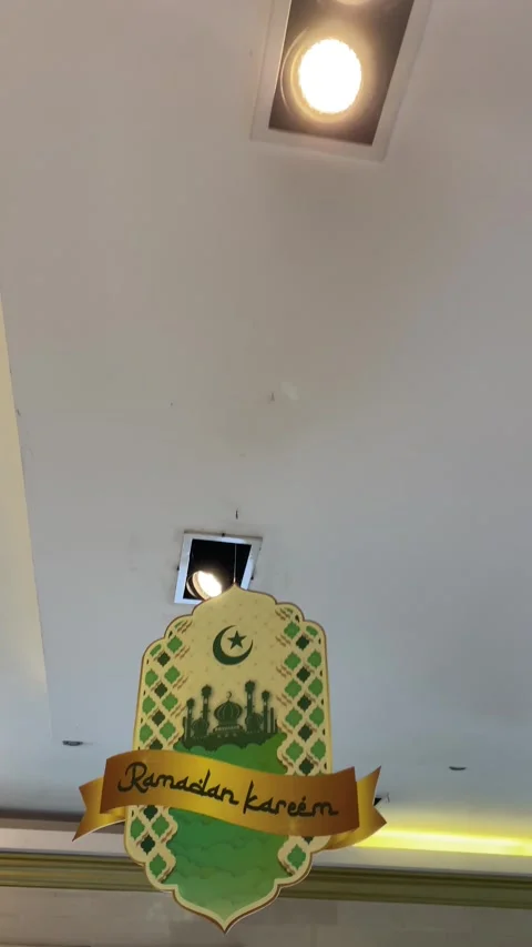 Vertical video of Eid ornaments Stock Footage 301178402