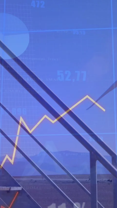 Vertical video: Energy tech gripping rail, descending for check while graphs Stock Footage 332336073