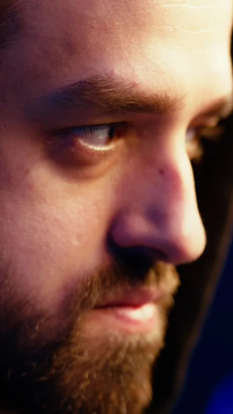 Vertical video Extreme close up of rogue programmer running code in graffiti Stock Footage 319519663