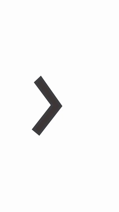 Vertical video featuring dark chevron arrow graphic on white minimal backgr.. Stock Footage 321627642