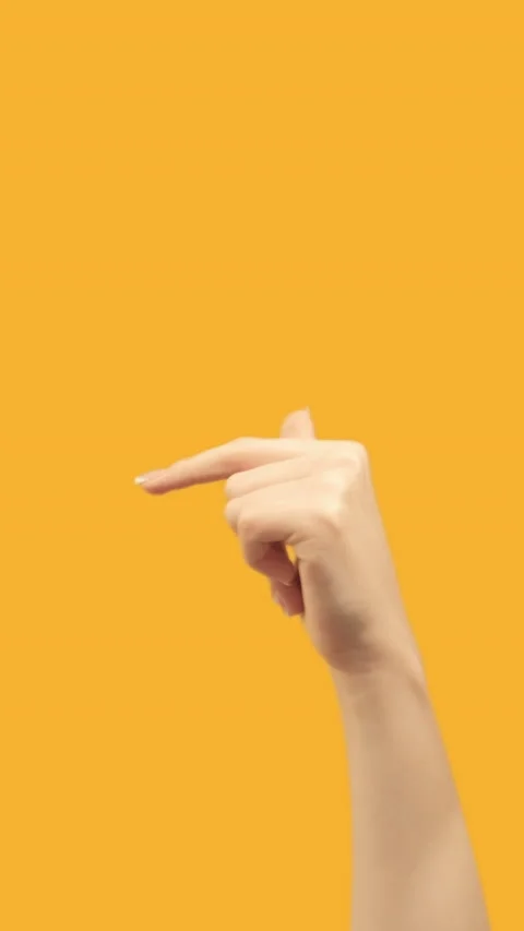 Vertical video finger pointing previous page hand Stock Footage 231213926
