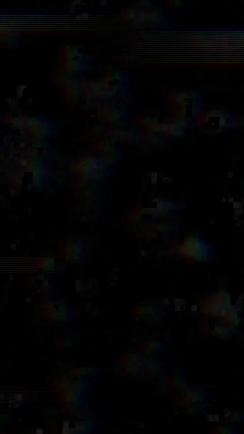 Vertical Video of Flickering Glitch Effect with Blackground. Ideal for Adding Stock Footage 309520254