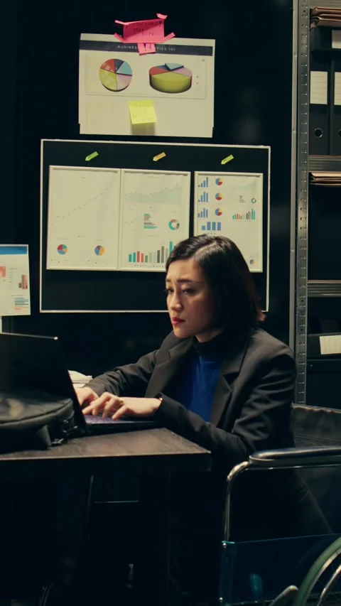 Vertical Video Forensic team extracting DNA samples for modern analysis in Stock Footage 265143043