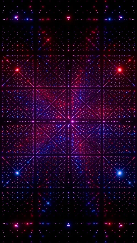Vertical video format of dynamic seamless loop animation moving through a Video stock 342674523