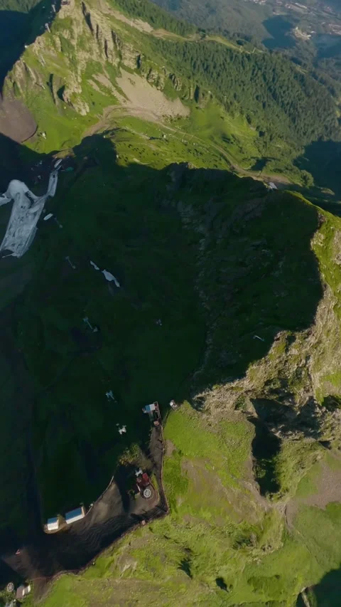 Vertical FPV sport drone dynamic Stock Video Pond5